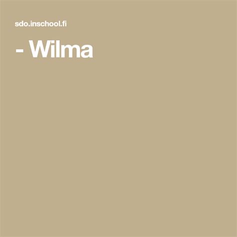 wilma sdo|Wilma login .